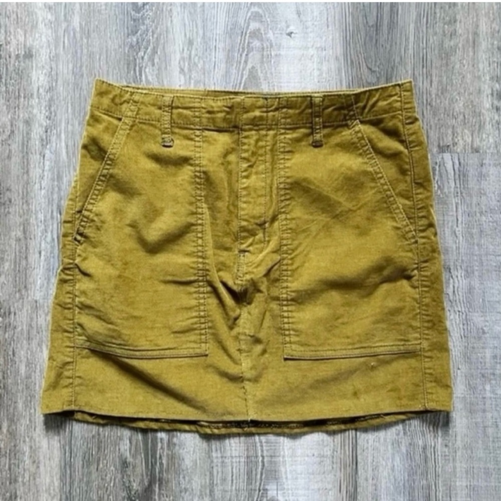 Urban Outfitters BDG Moss Green Corduroy Skirt